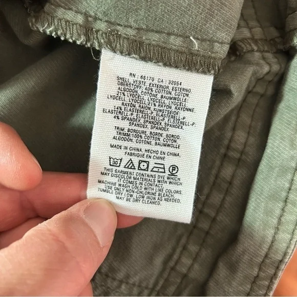 Anthropologie Green Military Jacket size XS “Run Ruby Jacket” - Picture 5 of 6